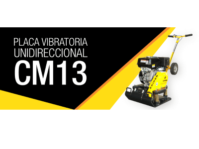 Placa Vibratoria Unidireccional CM13