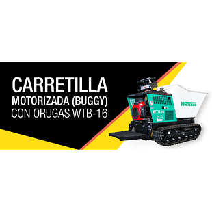 Carretilla Motorizada (Buggy) con Oruga WTB-16
